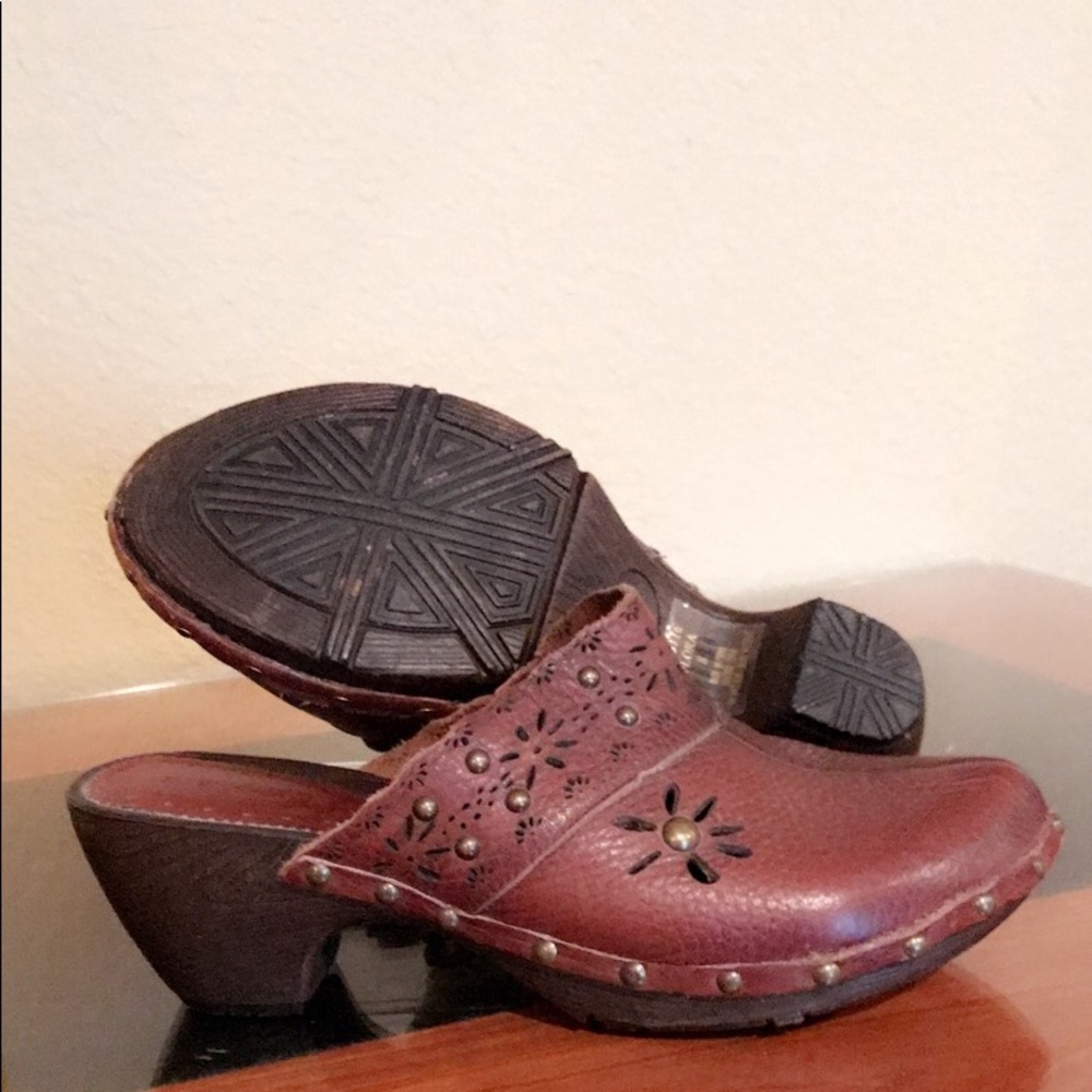 Pesáro leather Clogs sz 7/8
